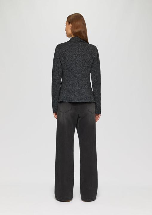 Immagine prodotto S.Oliver Indoor-Blazer Blazer mit meliertem Muster im Slim Fit (Banda radio 38 (2600 MHz))