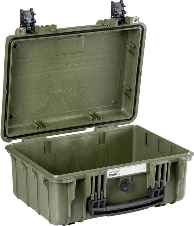 Immagine prodotto Explorer Cases Valigia per esterni 3818HL.G verde con schiuma pick & pluck (L x A x P) (Custodia fotografica, 18.50 l)