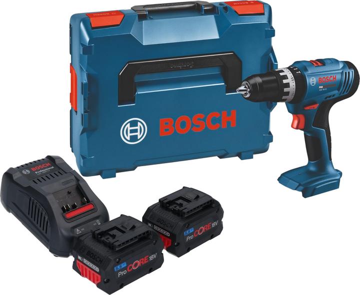 Produktbild Bosch Professional GSB 18V-25 Professional Akku Schlagbohrschrauber 18 V 56 Nm + 2x ProCORE Akku 5,5 Ah +