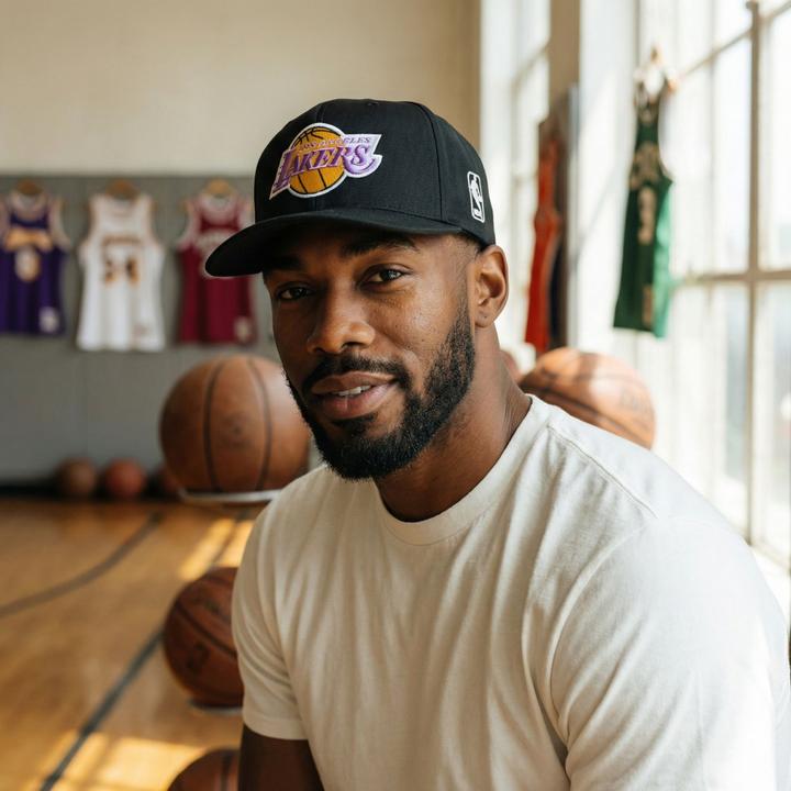 Produktbild Mitchell & Ness Snapback Stretch Cap Hwc Los Angeles Lakers (One Size)