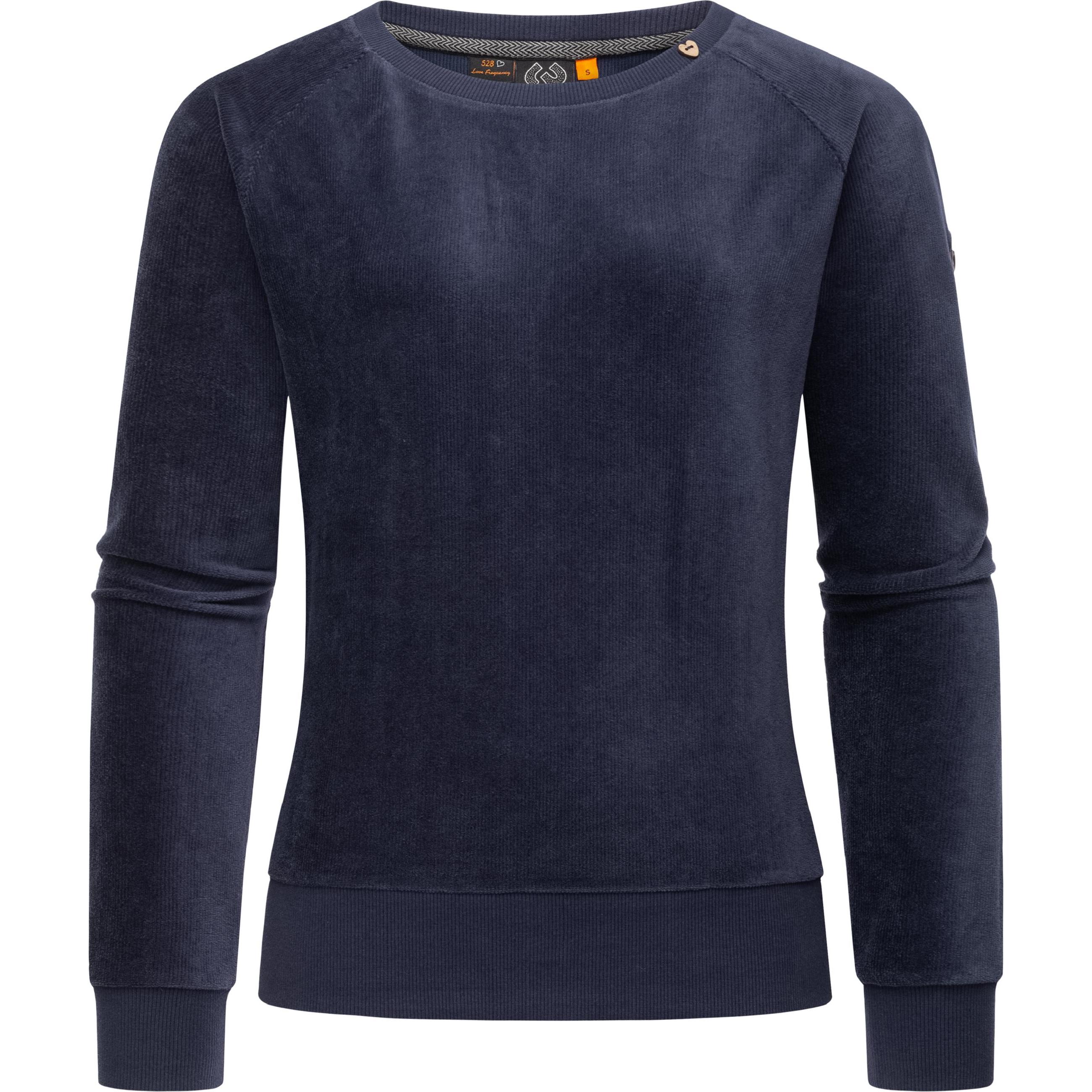 Ragwear, Damen, Pullover, Johanka Velvet, Blau, (M)