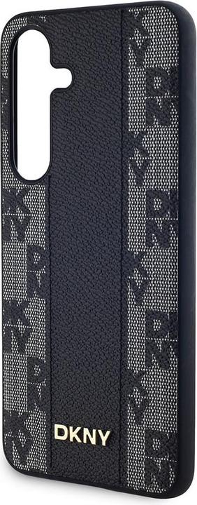 Produktbild DKNY DKHMSPCPVSLK S921 czarny/black hardcase Leather Checkered Mono Pattern MagSafe (Samsung Galaxy S24)