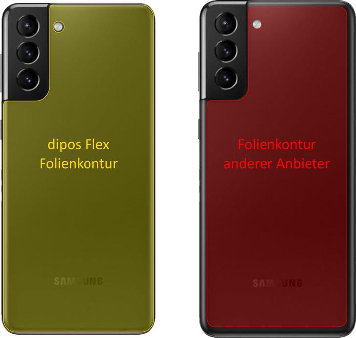 Produktbild Dipos Displayschutzfolie Full-Cover 3D (3 Stück, Samsung Galaxy S21)