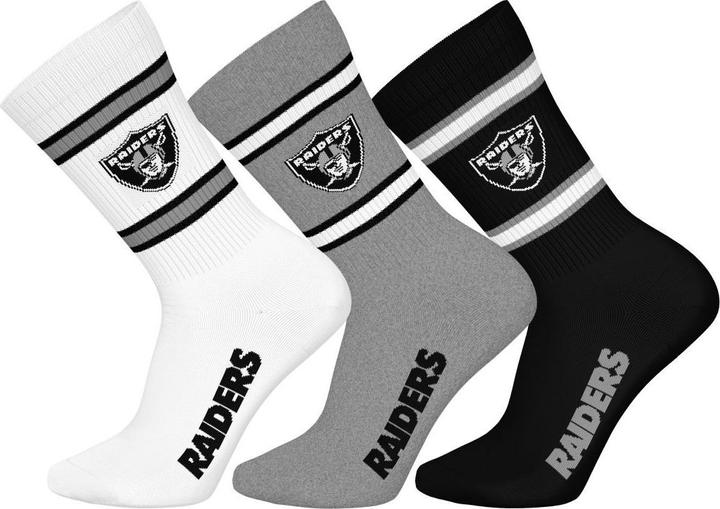 Immagine prodotto Barefoot Las Vegas Raiders 3pk Crew Socks 35-38 (35 - 38)