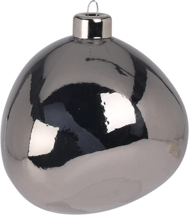 Nenurodyta Christmas Tree toy, silver, 10 cm, glass