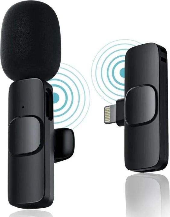 Actual product image PowerGuard Wireless Mini Lightning Lavalier iPhone Microphone