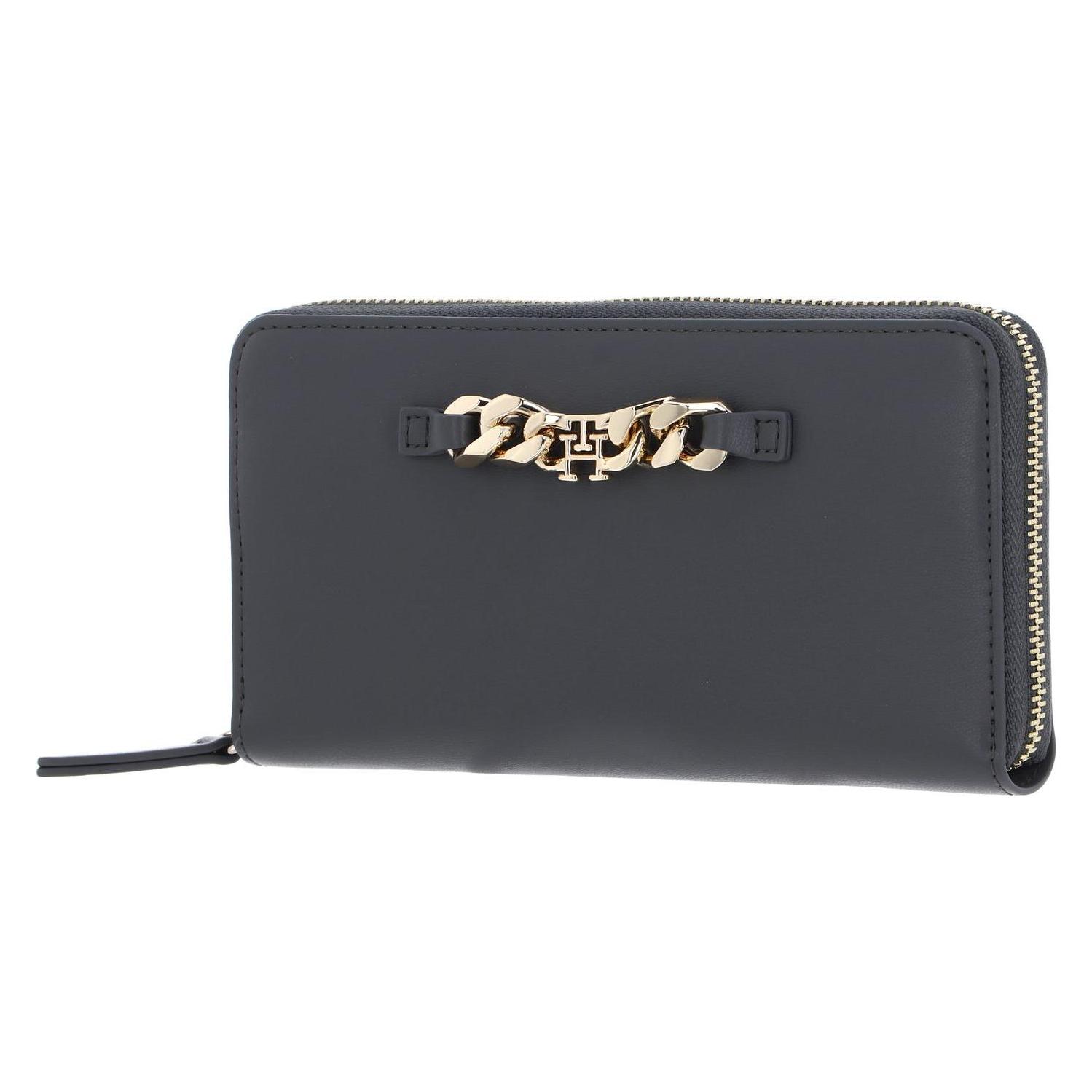 Tommy Hilfiger, Damen, Portemonnaie, Th Luxe Za Wallet, Grau