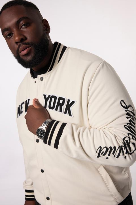 Immagine prodotto Sthuge Giacca in stile college di felpa con colletto, fino alla tg. 8XL (XXL)