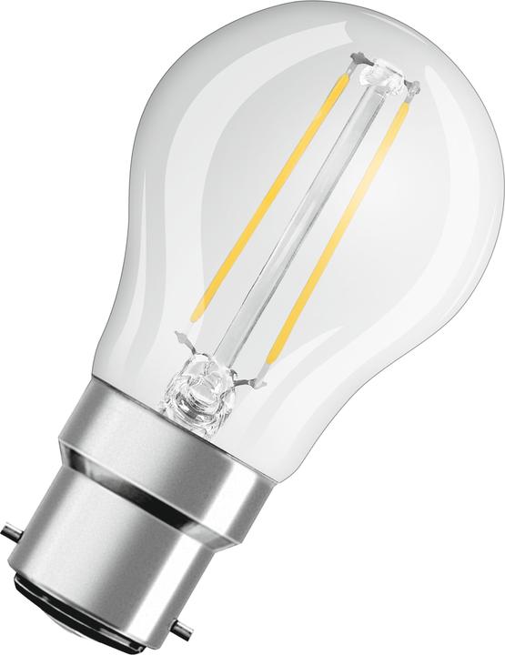 Immagine prodotto Osram LEDSCLP25 2,5W/827 230V FILB22D10X1OSRAM (B22d, 2.50 W, 250 lm, 6 x, F)