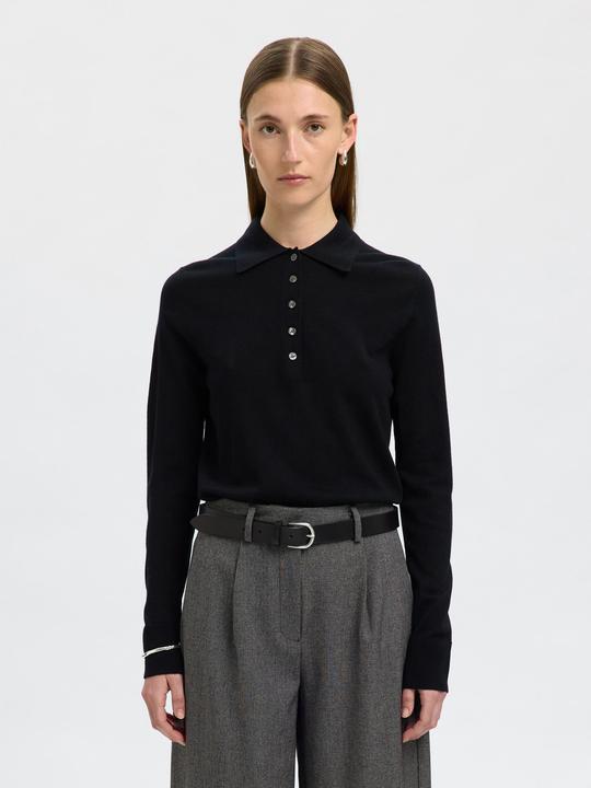 Produktbild Selected Femme Slfthea Ls Knit Merino Collar Neck Noos (M)