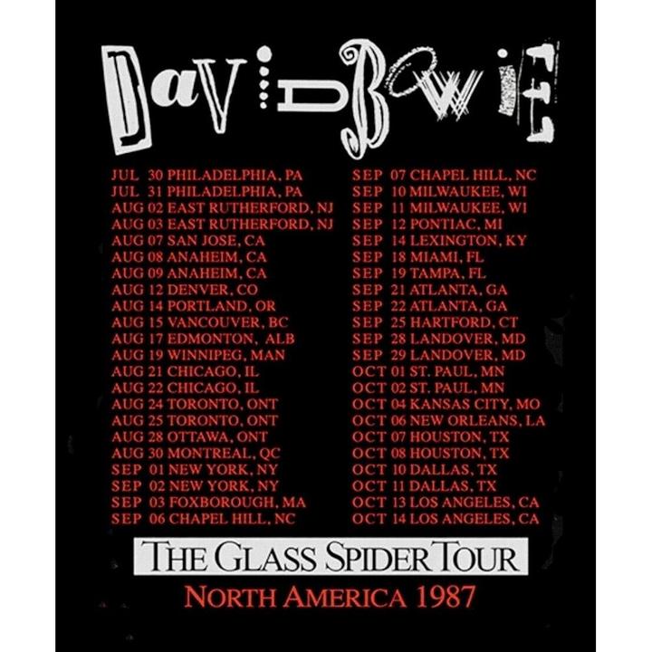 Produktbild David Bowie Glass Spider Tour TShirt (XL)