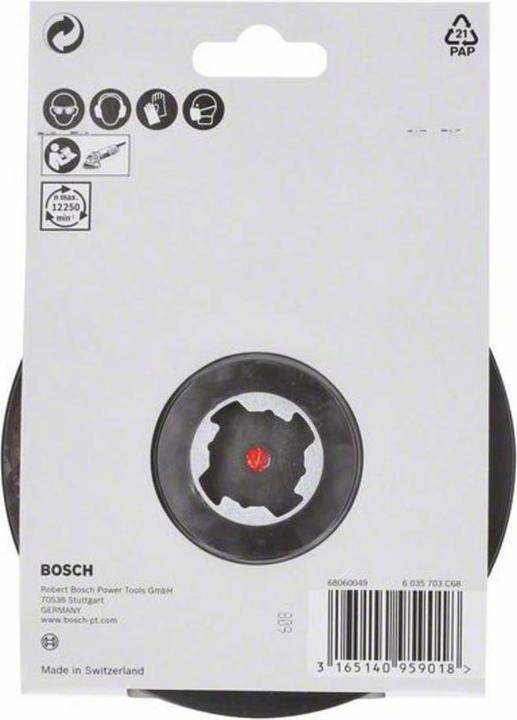 Actual product image Bosch Professional Zubehör PRO Backing Pad X-Lock, 125 mm, Velcro fastener