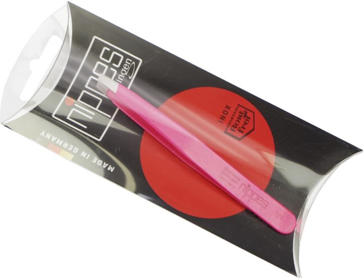 Produktbild Nippes Kosmetikpinzette schräg, rostfrei, Pink 727
