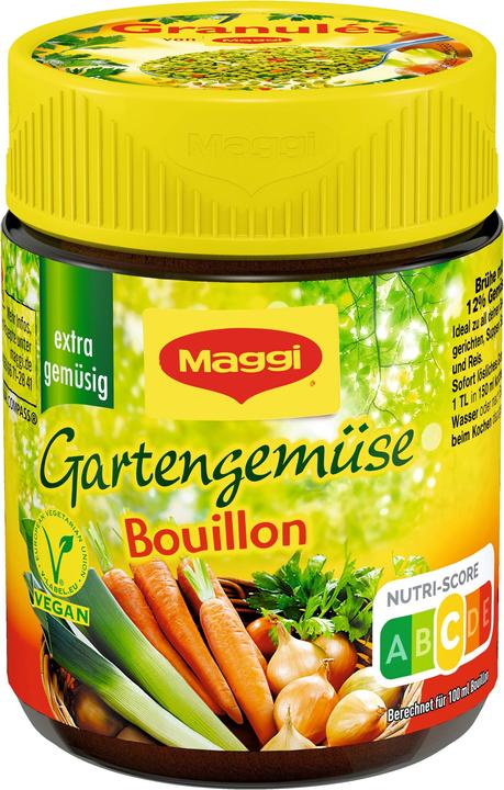 Image du produit Maggi Bouillon de légumes du jardin en verre, donne 7 litres (7000 ml)