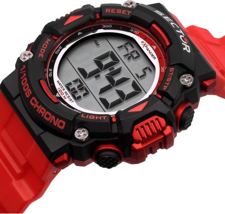 Actual product image Sector R3251544002 EX-32 Men's digital watch 40mm 10ATM (Digital watch, 40 mm)