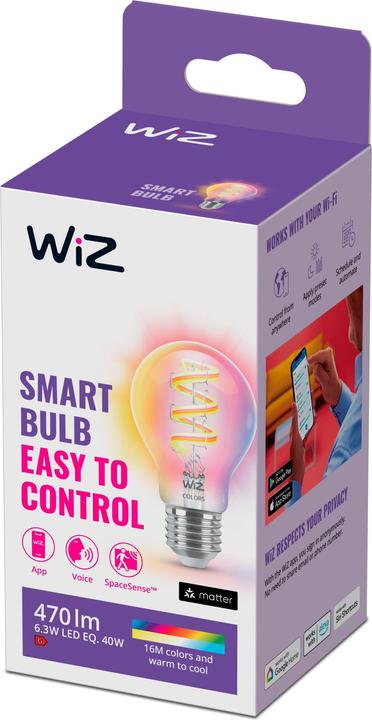 Image du produit WiZ Tunable White & Color Standard (E27, 6.30 W, 470 lm, 1 x, E)