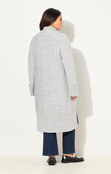 Produktbild Ulla Popken Long-Strickjacke, meliert, offene Form, Langarm (42, 44)