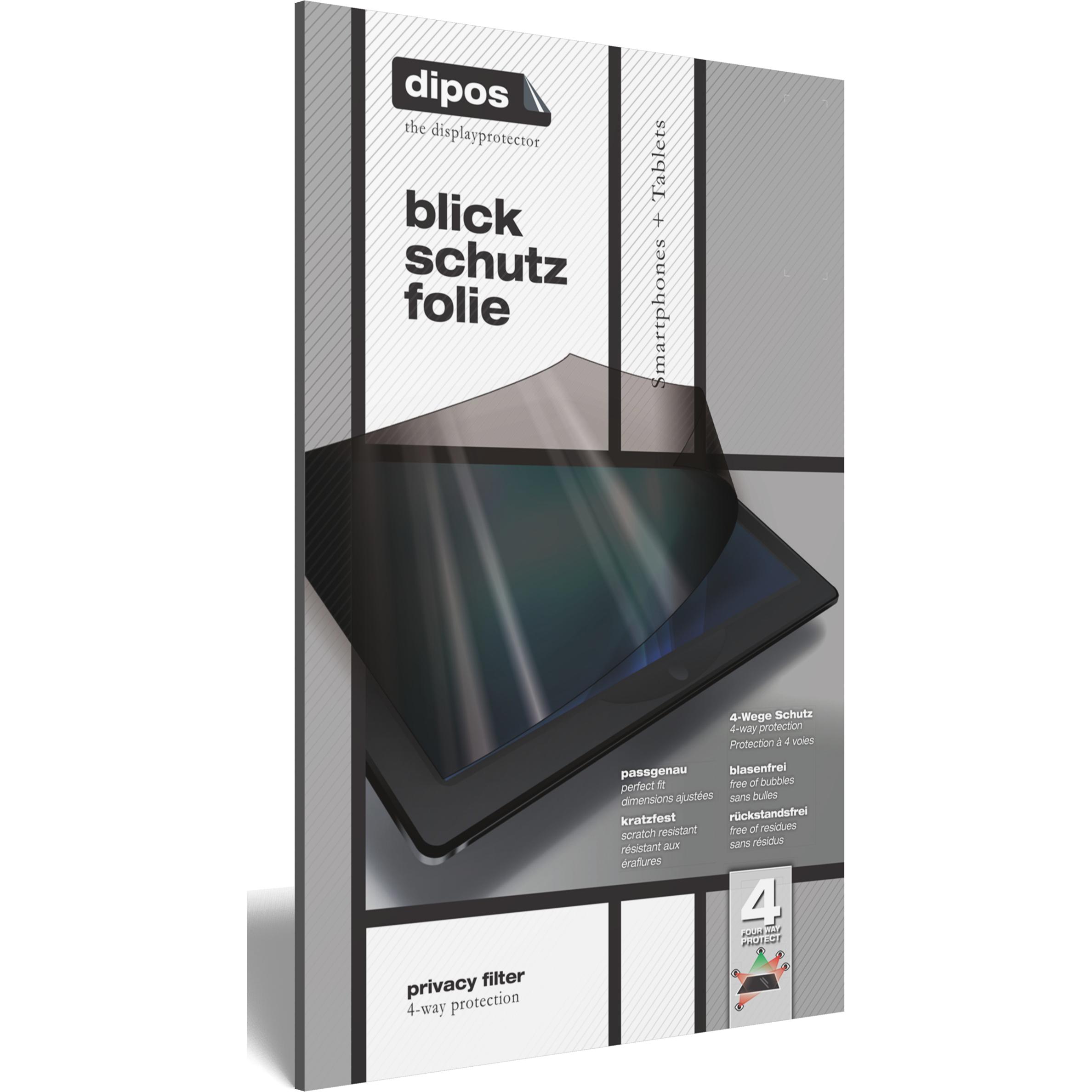 Dipos Blickschutzfolie 4-Way Privacy (Optik), Digitalkamera Zubehör, Transparent