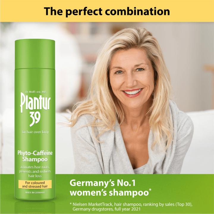 Produktbild Plantur 39 Coffein-Shampoo speziell für coloriertes und strapaziertes Haar (250 ml, Flüssiges Shampoo)