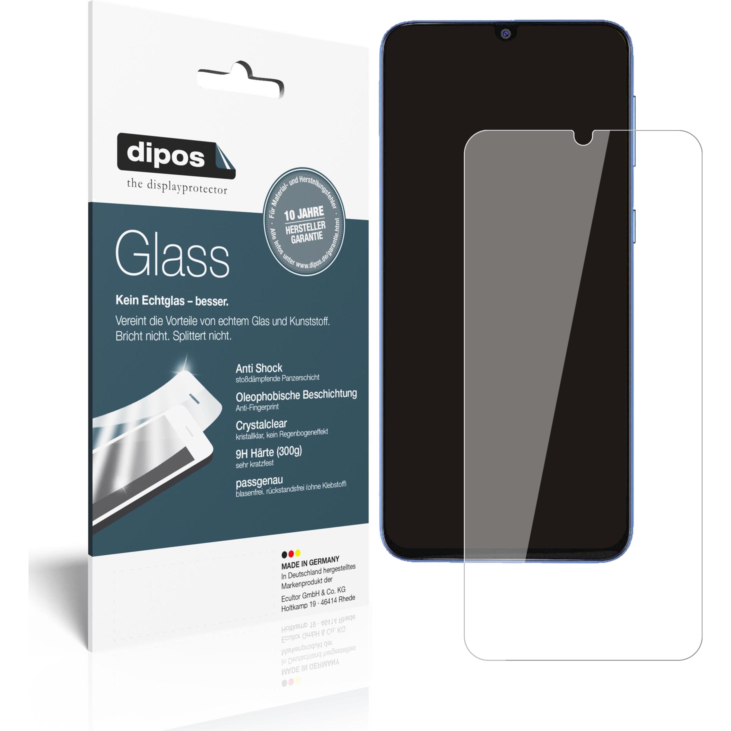 Dipos Displayschutz Anti-Shock (1 Stück, Samsung Galaxy M31 Prime), Smartphone Schutzfolie, Transparent