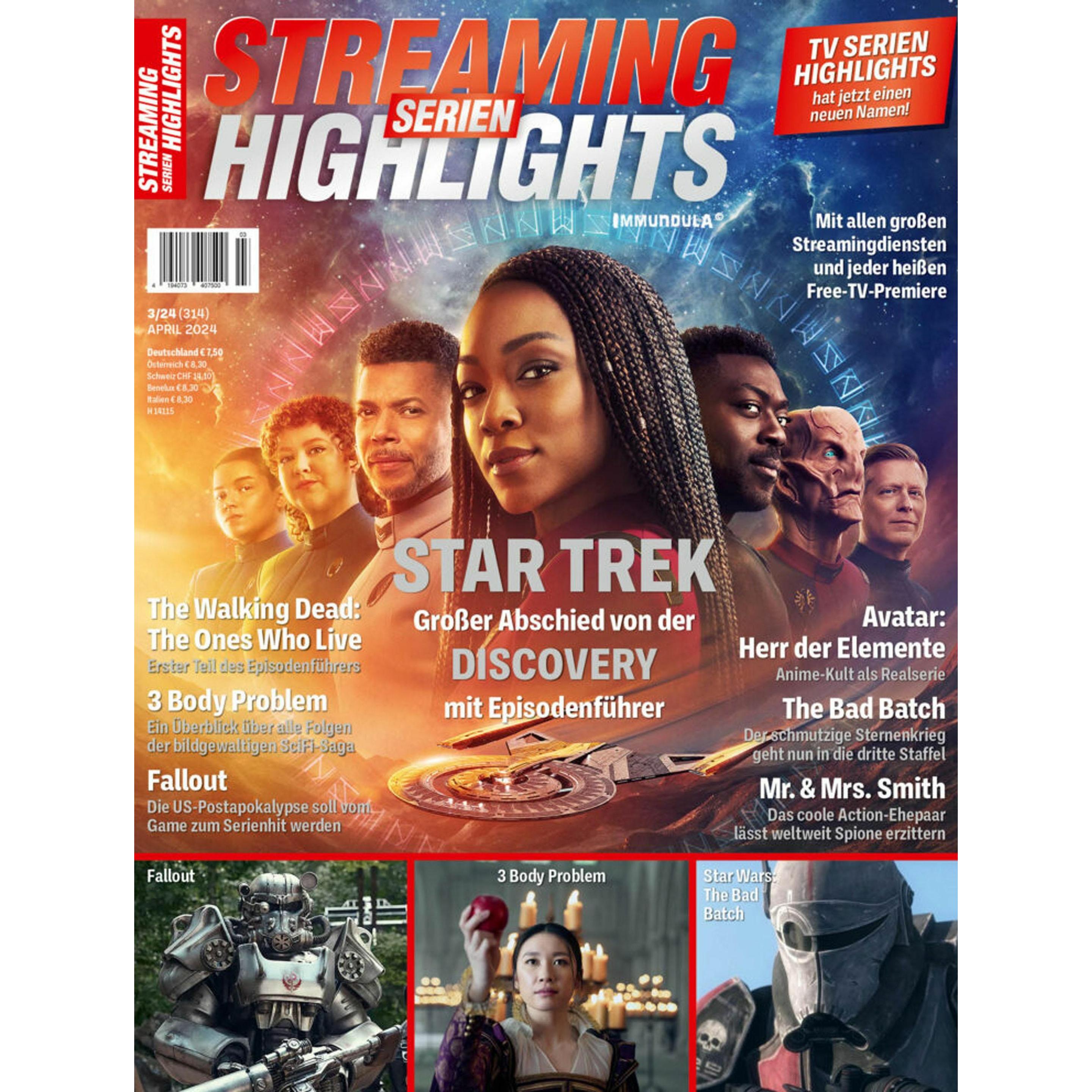 Streaming Serien Highlights, Zeitschriften Abo