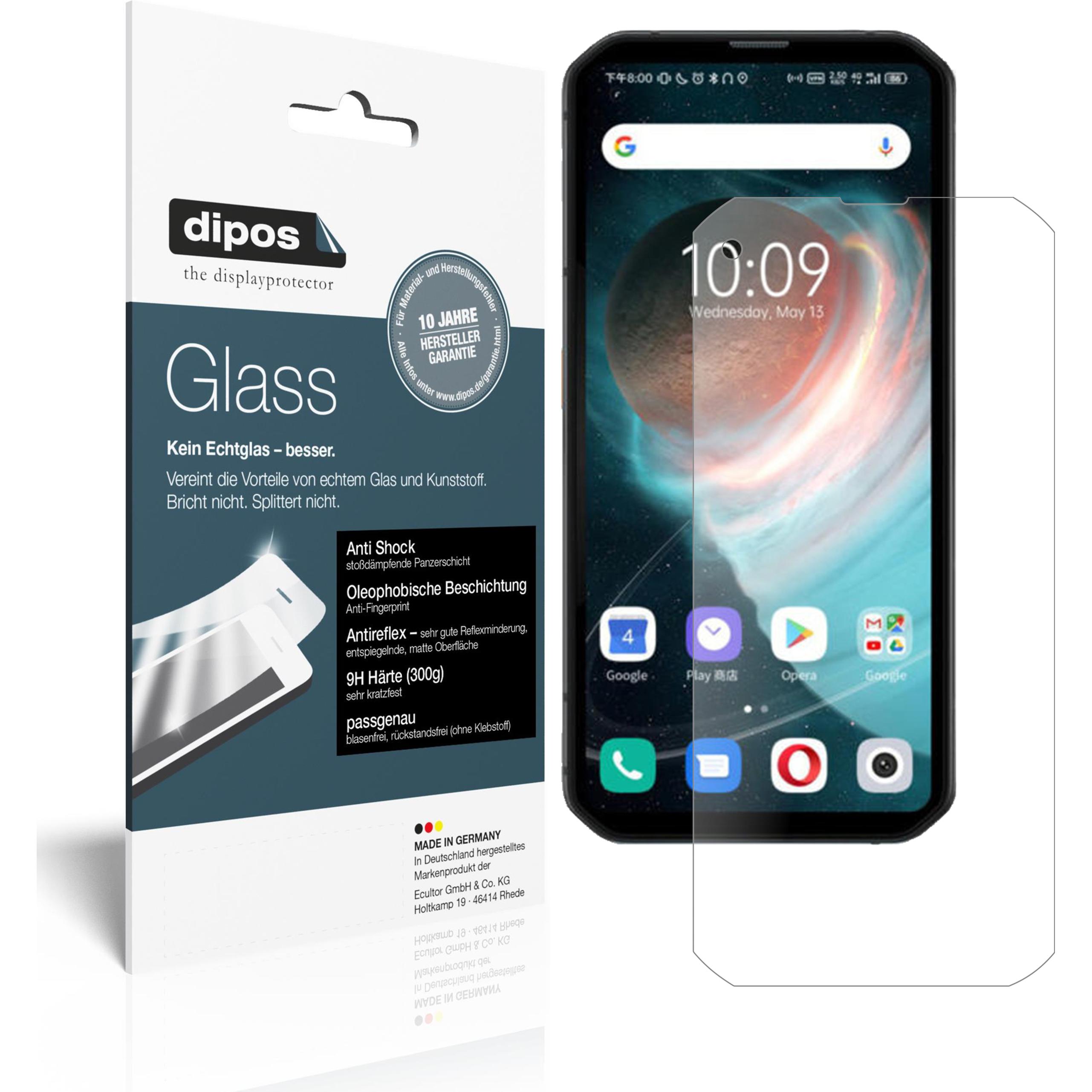 Dipos Displayschutz Anti-Shock (2 Stück, Blackview BL6000 Pro), Smartphone Schutzfolie, Transparent