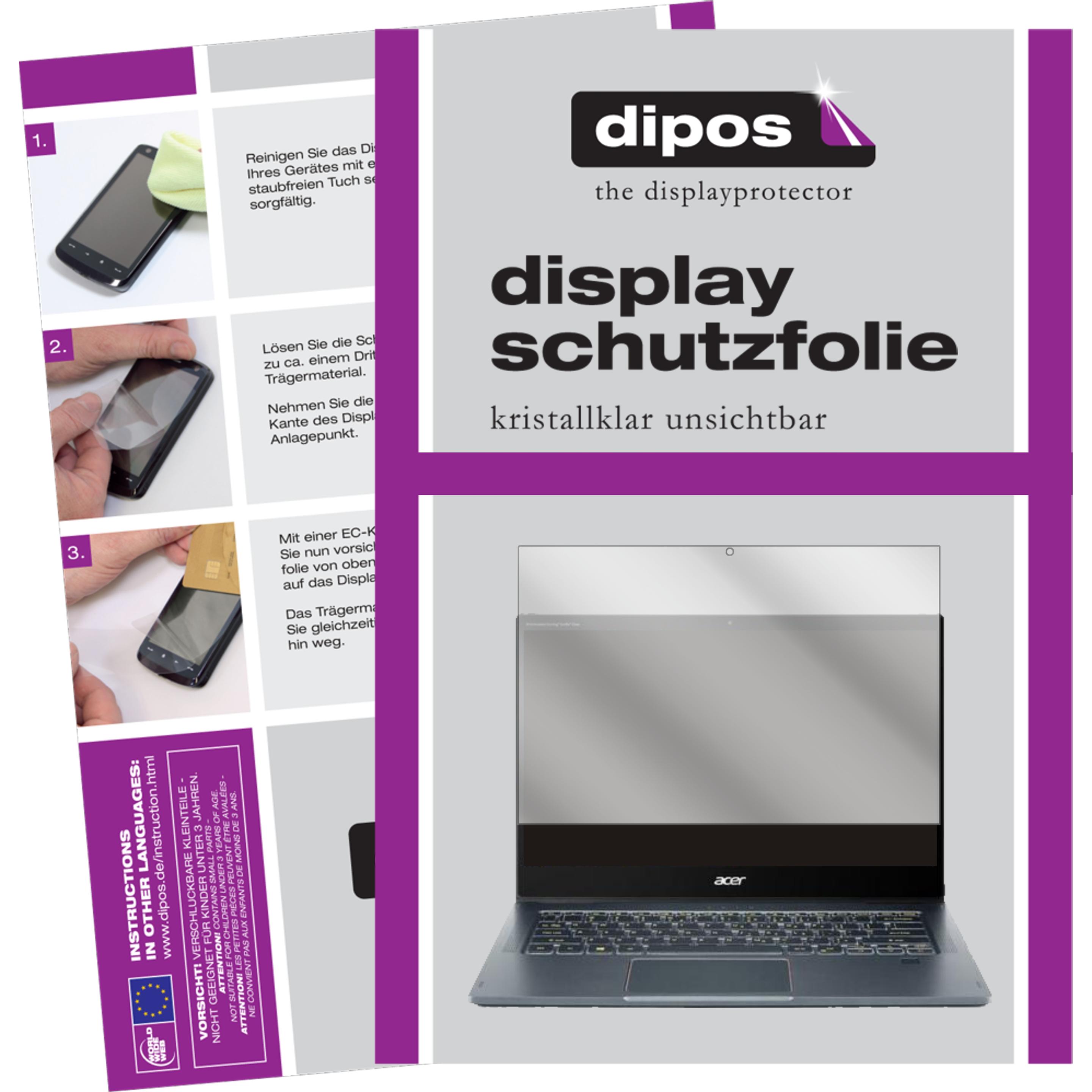 Dipos Displayschutzfolie Crystalclear (1 Stück, Spin 7), Tablet Schutzfolie