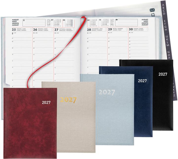 Image du produit Biella Agenda commercial Orario (17.8 x 23.5 cm, 1 semaine / 2 pages)