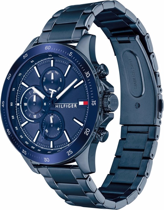 Actual product image Tommy Hilfiger Bank (Analogue wristwatch, 46 mm)