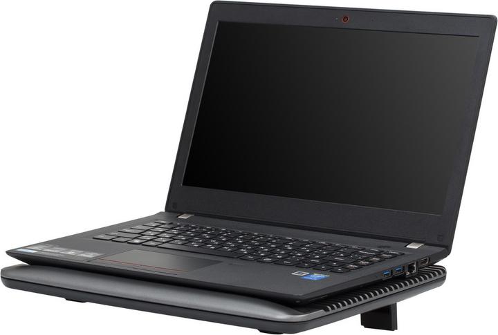 Image du produit Rivacase 5555 silver pad de refroidissement pour ordinateur portable jusqu'à 15.6