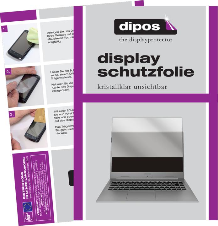 Produktbild Dipos Displayschutzfolie Crystalclear (15")