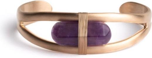 Immagine prodotto Didyma Bracciale In Acciaio Inossidabile - Pietra Ametista Naturale - Taglia S (Acciaio inossidabile 316L)