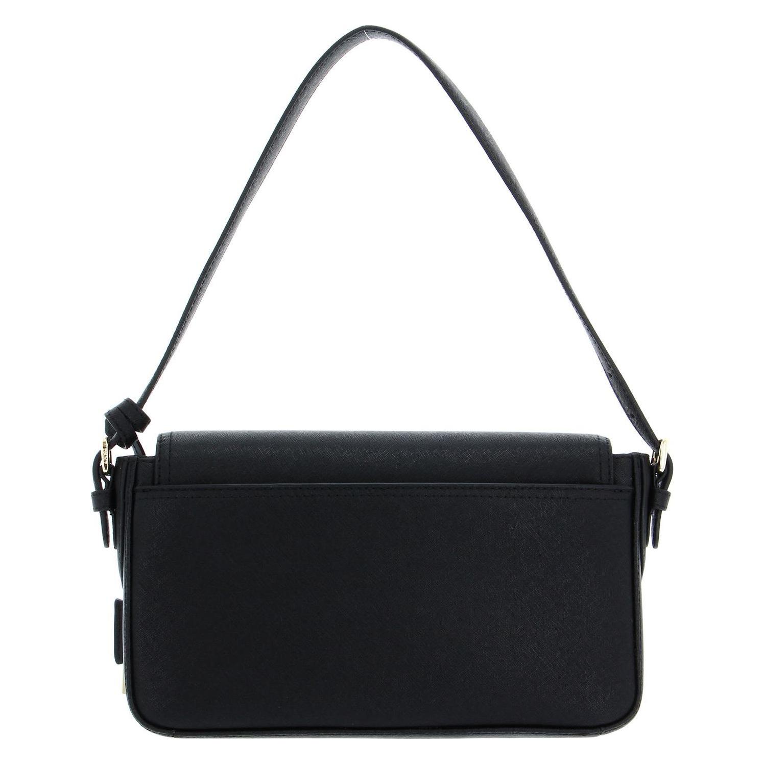 Dkny, Damen, Handtasche, Bibi Ew Flap Shoulderbag, Schwarz