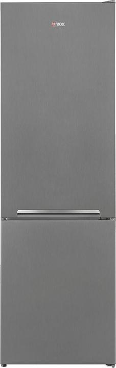 Vox Kombi-Kühlschrank KK 3300 S E (E, H:184 l, Z:84 l, LessFrost, silber) (268 l)