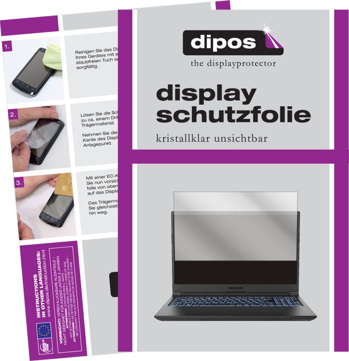 Produktbild Dipos Displayschutzfolie Crystalclear (15")