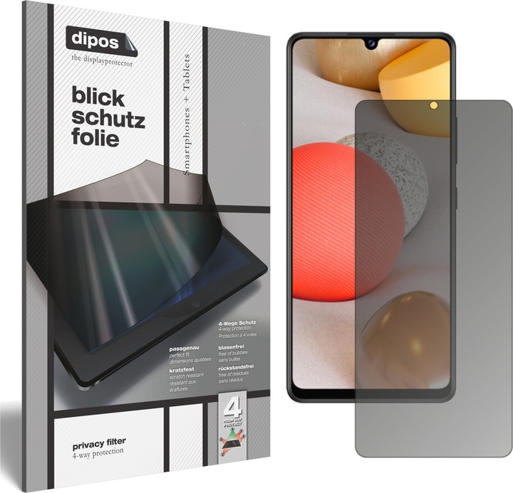 Actual product image Dipos Screen Protector 4-Way Privacy (1 Piece, Samsung Galaxy A42 5G)