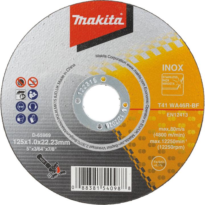 Produktbild Makita Trennscheibe Inox 125x1,0mm