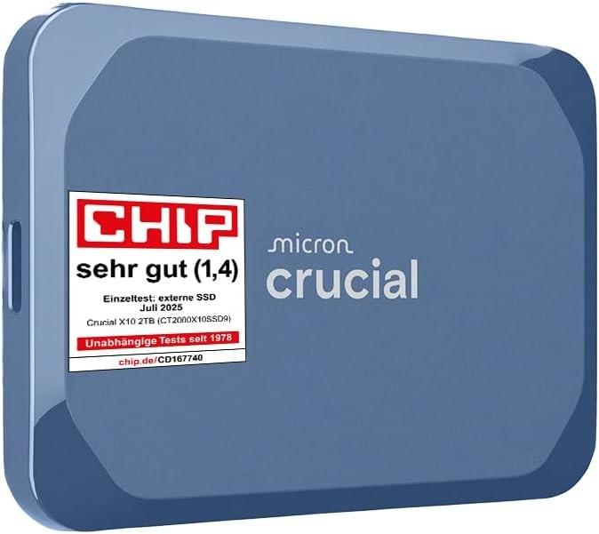 Actual product image Crucial X10 Portable SSD (8 TB)