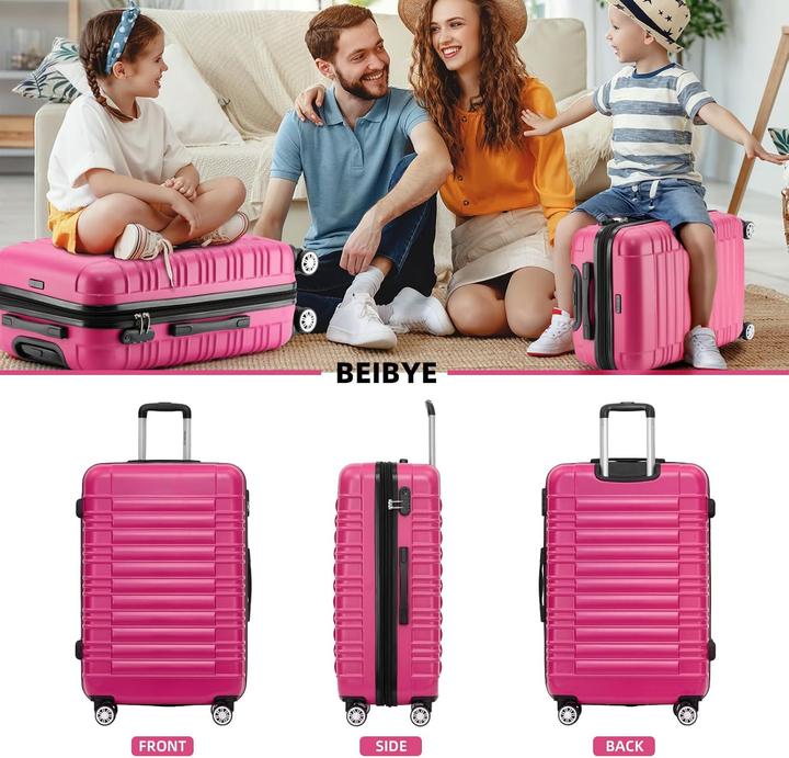 Actual product image Beibye Erweiterbarer Hartschalenkoffer (45 l)