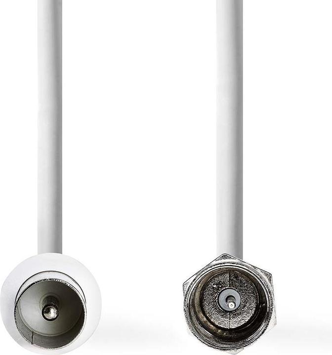 Produktbild Nedis Satelliten- und Antennenkabel - F Stecker - IEC (Coax) Stecker - Vernickelt - 75 Ohm - Doppelt (75 dB, Antennenkabel)