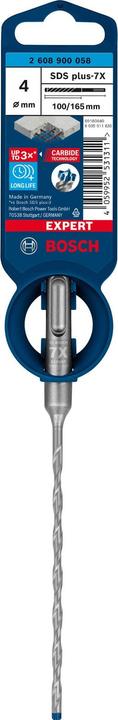 Produktbild Bosch Professional Zubehör EXPERT SDS plus-7X Hammerbohrer, 4 x 100 x 165 mm (4 Millimeter)