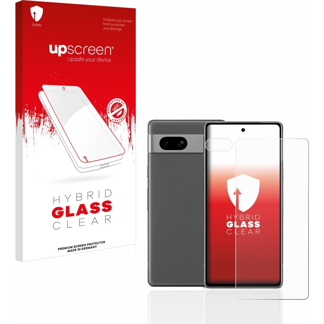 upscreen Scratch Shield Panzerglasfolie (1 Stück, Google Pixel 7a), Smartphone Schutzfolie, Transparent