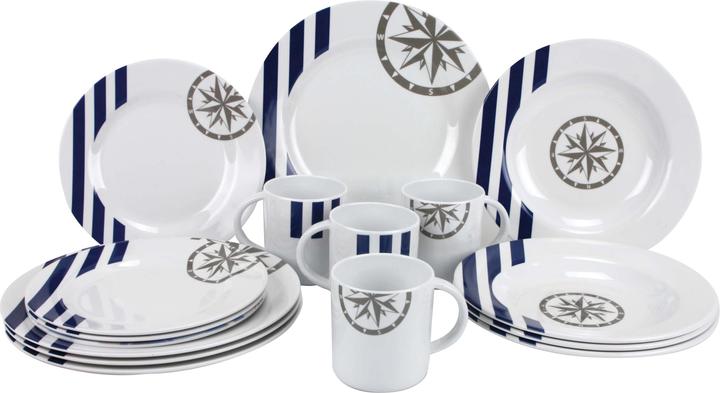 Actual product image Plastimo Tableware set Marina, 16 pieces