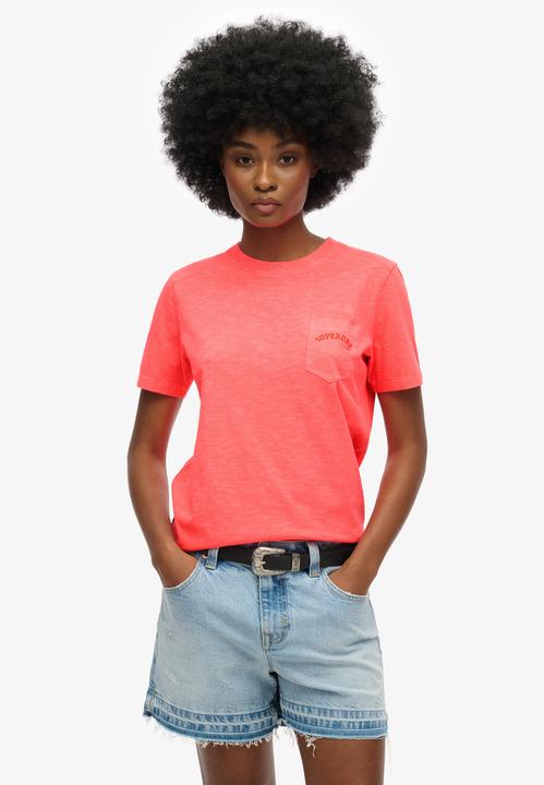 Immagine prodotto Superdry Essential Logo T-Shirt mit stückgefärbter Tasche (XXL)