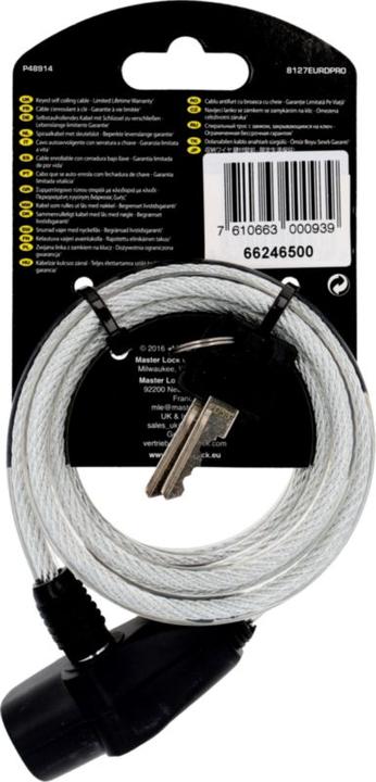 Produktbild Master Lock Spiralkabelschloss