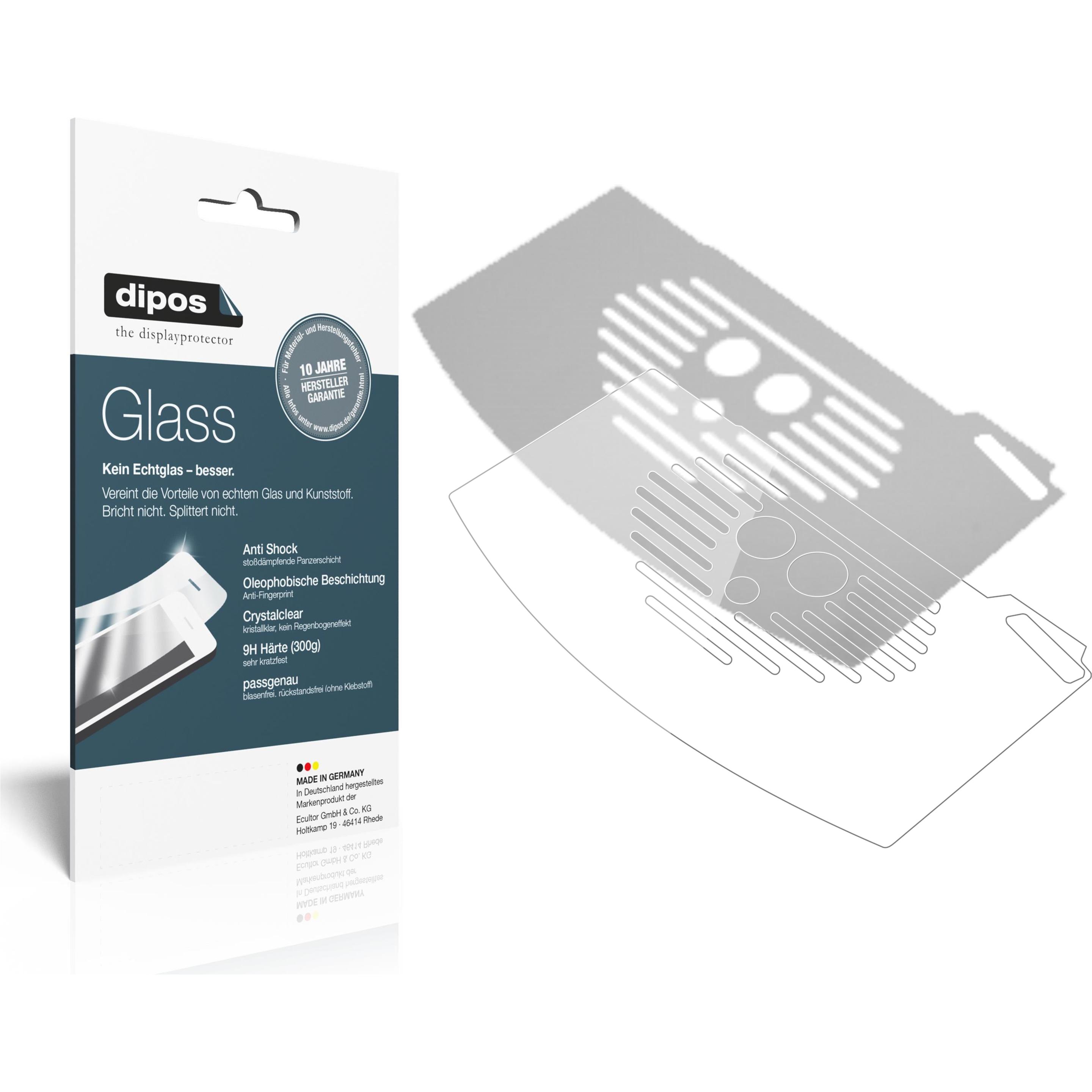 Dipos Displayschutz Anti-Shock, Zubehör Kaffeemaschinen, Transparent