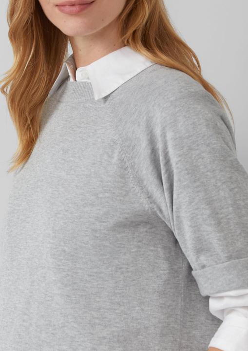 Produktbild s.Oliver Strickpullover Leichter Kurzarm-Strickpullover (34)