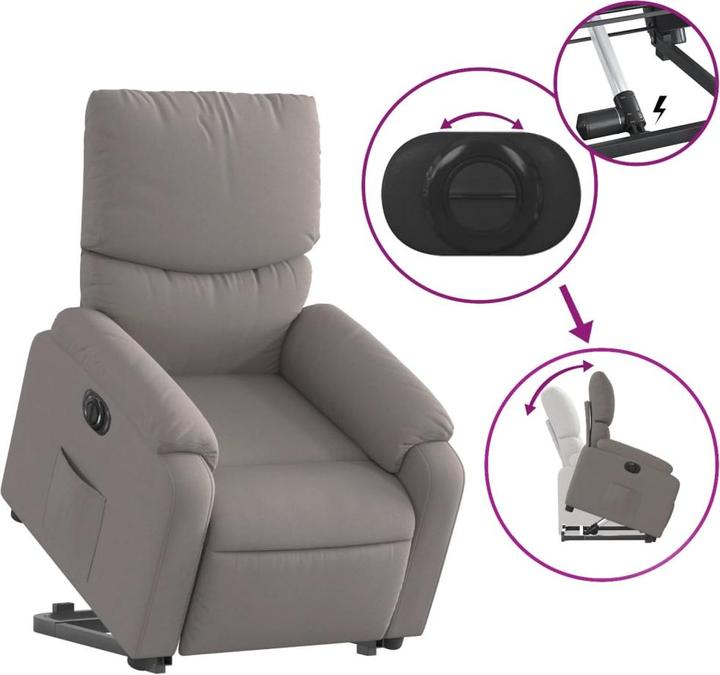 Actual product image vidaXL Relaxsessel mit Aufstehhilfe