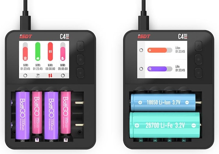 Actual product image Isdt C4 EVO Smart AC Charger