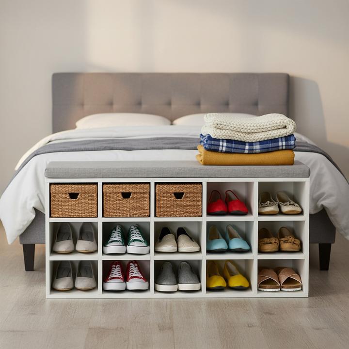 Image du produit Relaxdays Banc chaussures (105 x 30 x 48 cm)